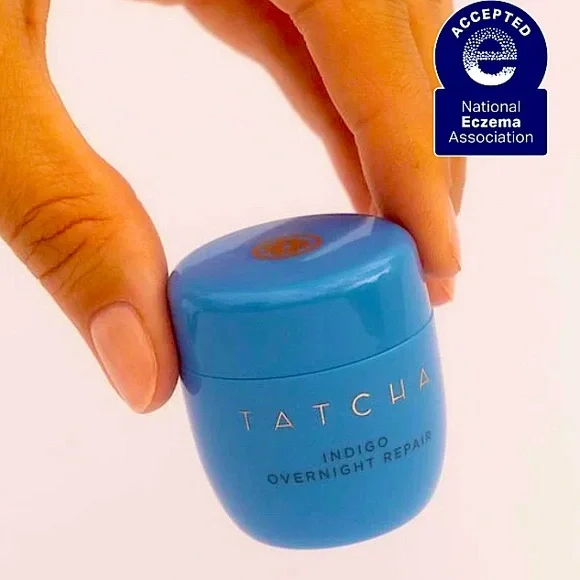 Tatcha Indigo Overnight Repair Redness Reducing Barrier Cream - Picture 3 of 10